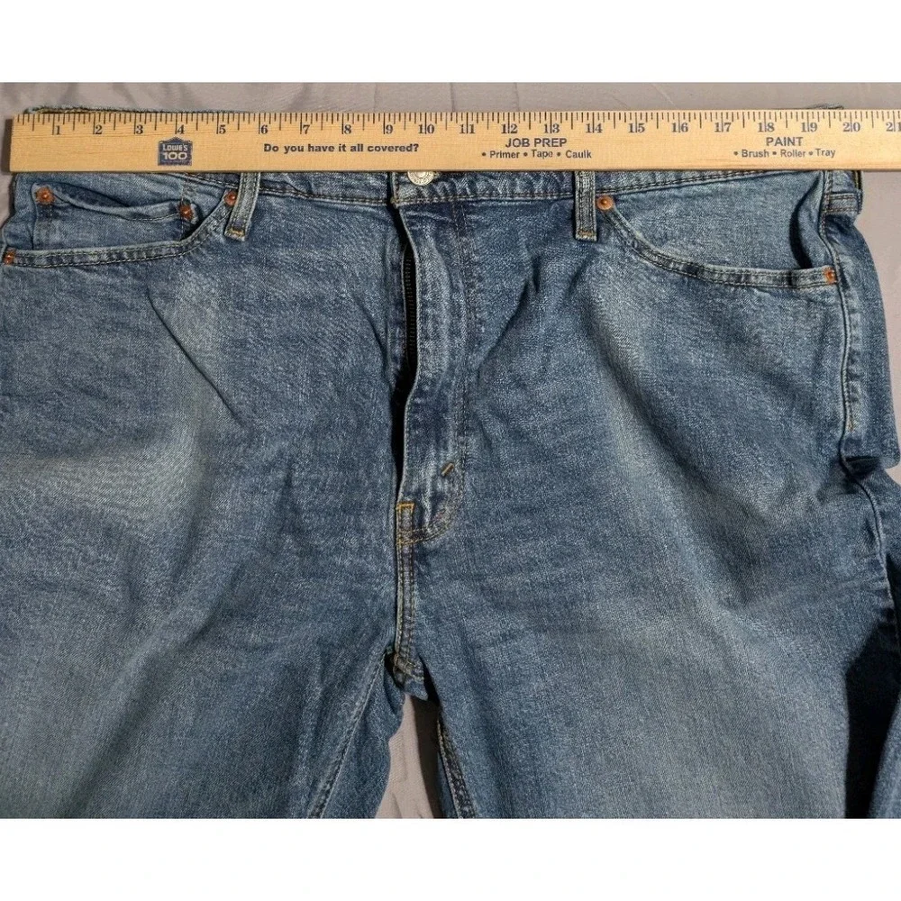 Levi's 541 Athletic‎ Taper Jeans Mens 40x32 Blue Stretch Denim Pants Light Wash